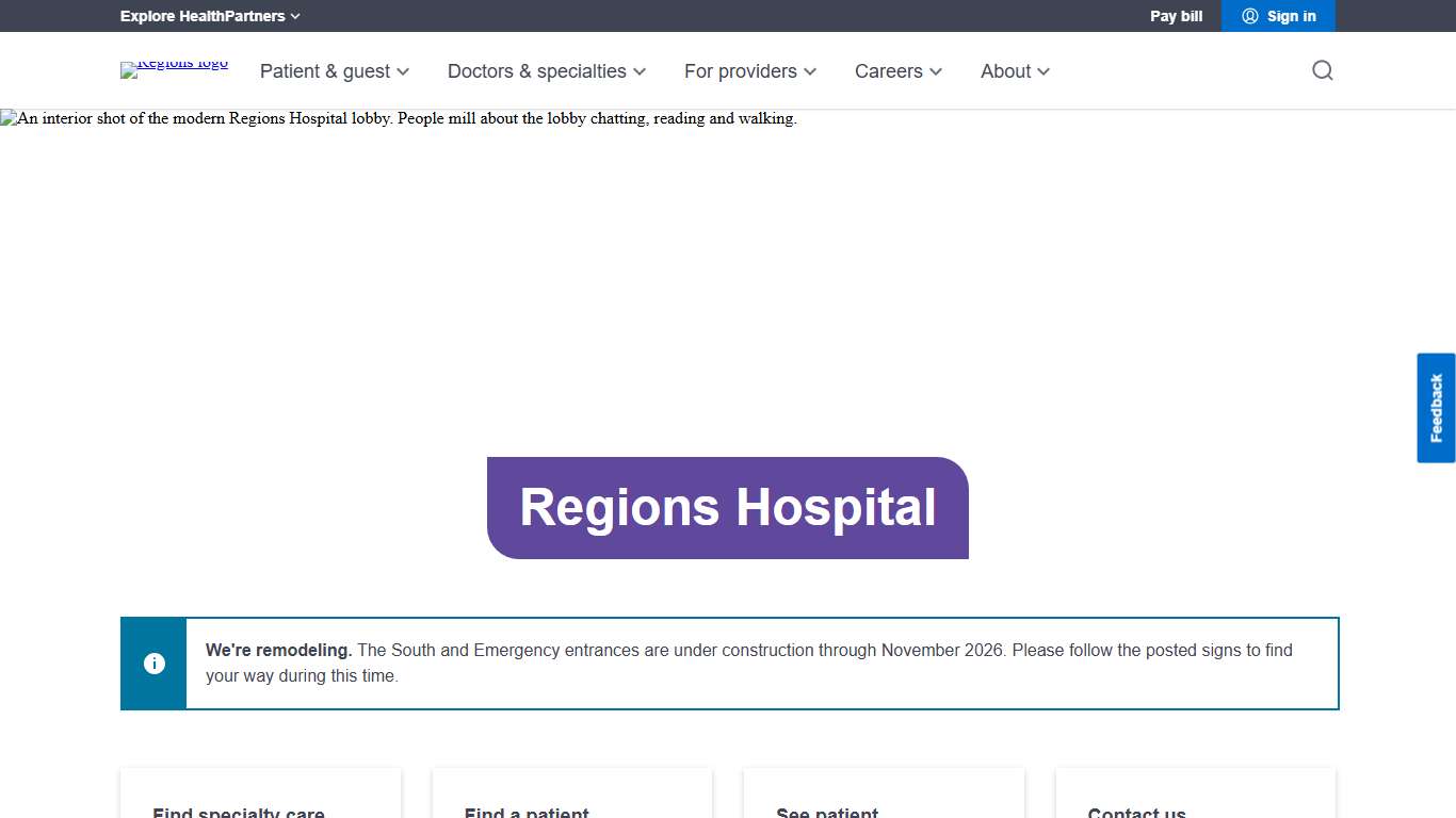 Exceptional hospital care in St. Paul, MN | Regions Hospital